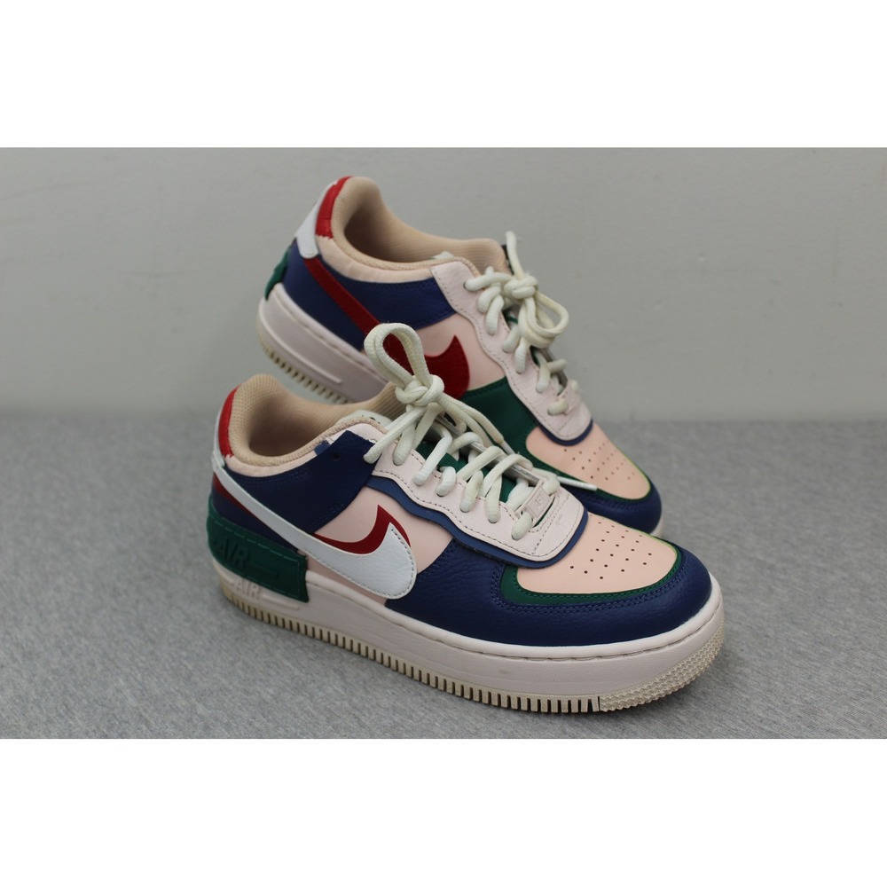 Nike Shoes Womens 7.5 Mystic Navy Echo Pink Air Force 1 Shadow CI0919-400 Low